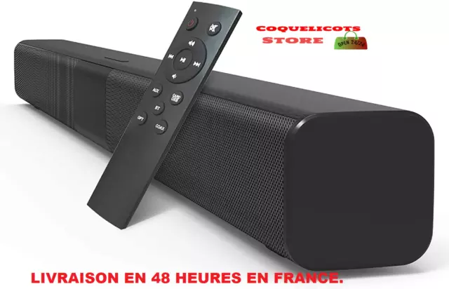 Barre De Son Sans Fil TV 8 Haut-Parleur Bluetooth 5.0 110 DB 80 Cm 50W Subwoofer