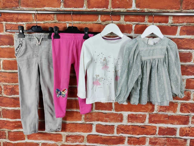Camicetta Top Leggings Jeans 104Cm Per Ragazze Età 3-4 Anni Next Zara Madrecare 104Cm
