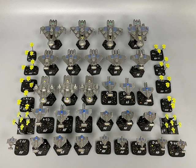 30+10 x DELPHAN FLEET IRREGULAR MINIATURES ANNUNAKI FOUNDATION FULL THRUST