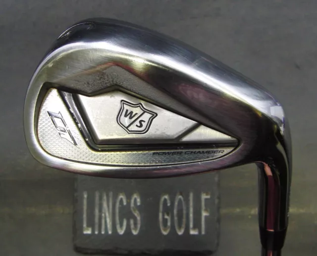 Wilson Staff D7 Power Chamber Gap Wedge Extra Stiff Steel Shaft Golf Pride Grip Wilson Staff D7 Power Chamber Gap Wedge Extra Stiff Steel Shaft Golf Pride Grip