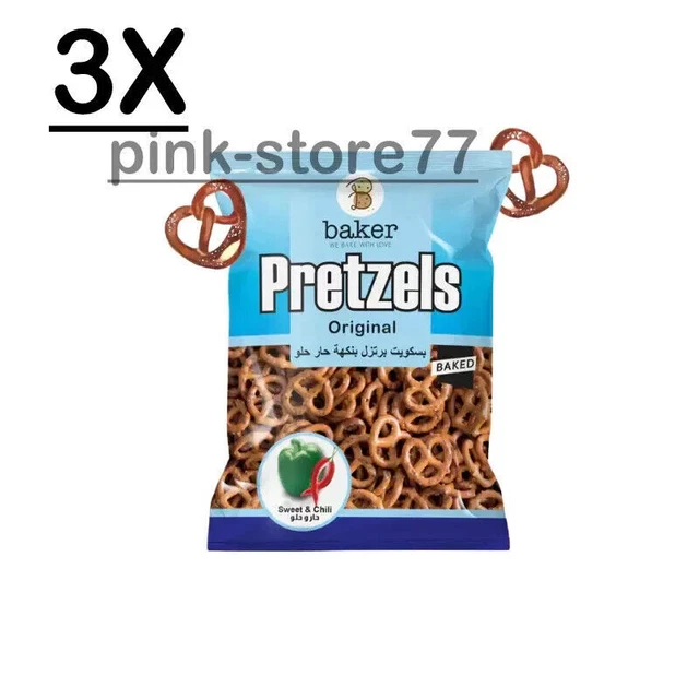 Baker Biscuits Original Pretzel Con Dolce E Peperoncino 55 % Meno Di Grassi...