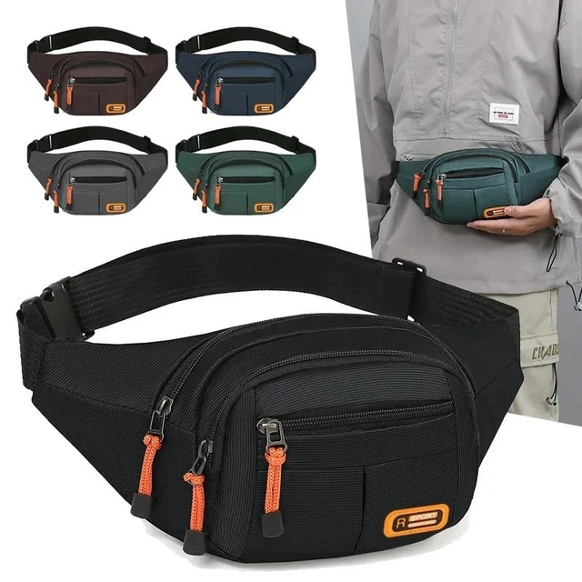 Marsupio Tattico Militare BagBase BG842 &ndash; Uomo/Donna &ndash; 3 Litri, 2 Tasche, Tela Poliestere