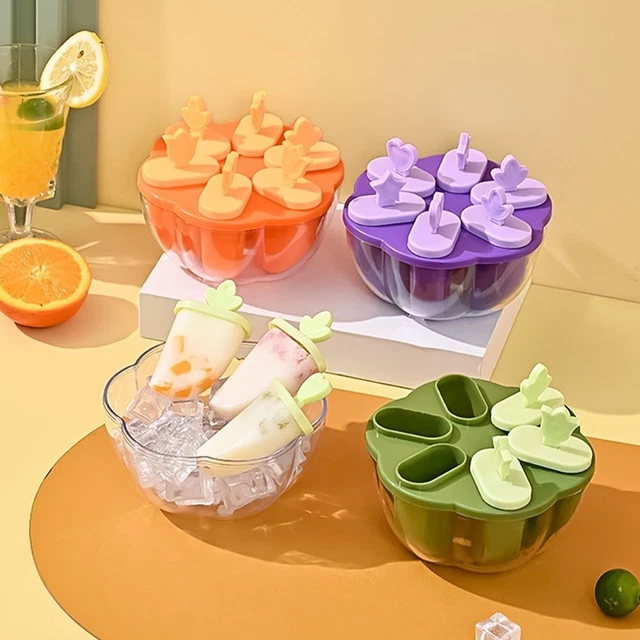 Helado casero con forma de fruta molde fácil de limpiar helado casero