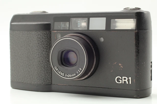 Read!! [Exc+5] Ricoh GR1 Black Point & Shoot 35mm Film Camera From JAPAN