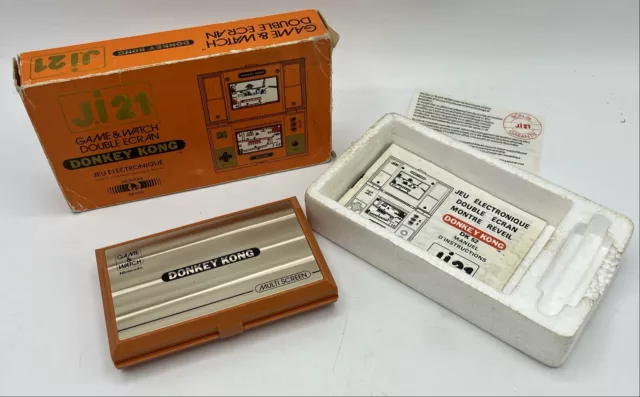 DONKEY KONG- Jeu Game & Watch Nintendo Multi Screen 1982 avec boite & notice