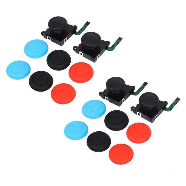 Kit 100x Tappi In Gomma Neri Per Joystick PS4 – Ricambi Per Levetta Analogica Sony