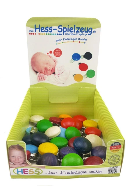 Jouet pour Bébé Afficher Avec 28 Holzclipsen Bxlxh 35x20x50mm Neuf Clip Fixation