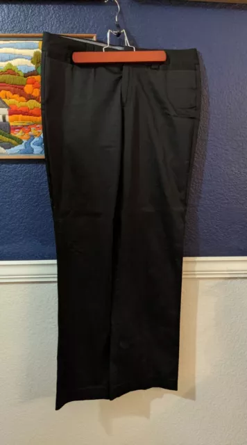 Banana Republic Black Logan Fit Trouser-Fit Washable Bi-Stretch Pant S 6 Small S