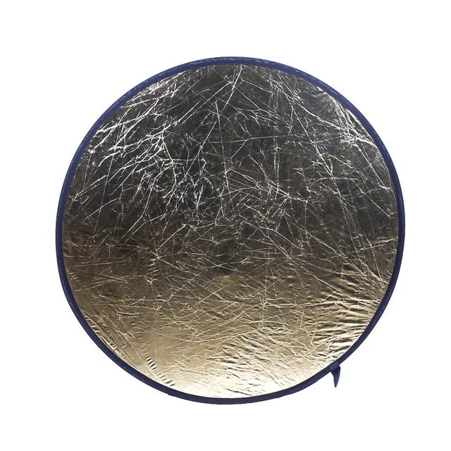Bowens BW-3265 Collapsible Oval Reflector Disc - Silver/Gold - 36x48" LM