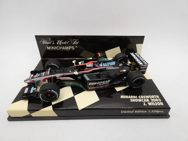 Minichamps 1/18 Benetton Renault Sport Showcar 2001 - Fisichella - État Neuf