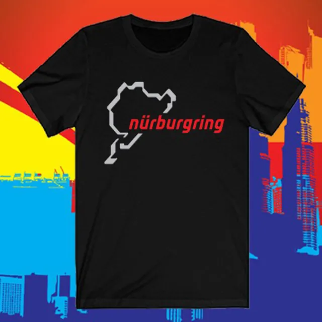 Nurburgring Circuit Logo Niki Lauda Black T-Shirt Size S to 5XL