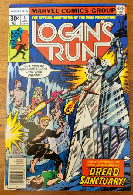 Logans Run #4 (1977) Marvel comics