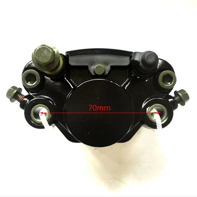 US STOCK 8MM Motorcycle ATV Bike Hydraulic Front/Rear Brake Caliper w/Brake Pad