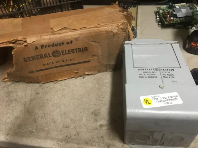 NEW OLD STOCK General Electric 9T51Y11 Dry Type Transformer