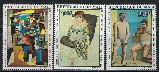 Mali C46-48 MNH 1967 Picasso Paintings (an5466)