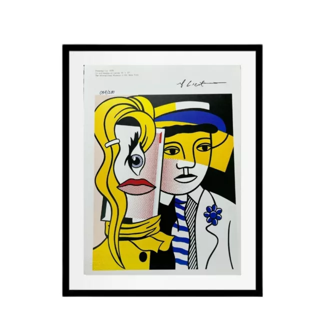 Roy Lichtenstein Signed Print - Stepping out, 1978, Limited Edition,Pop Art