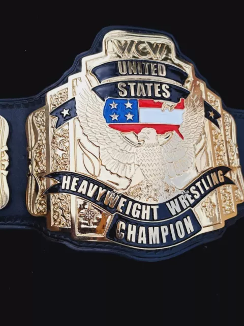 WC/W US United State Heavyweight Championship Wrestling Belt 4mm Zinc Replica