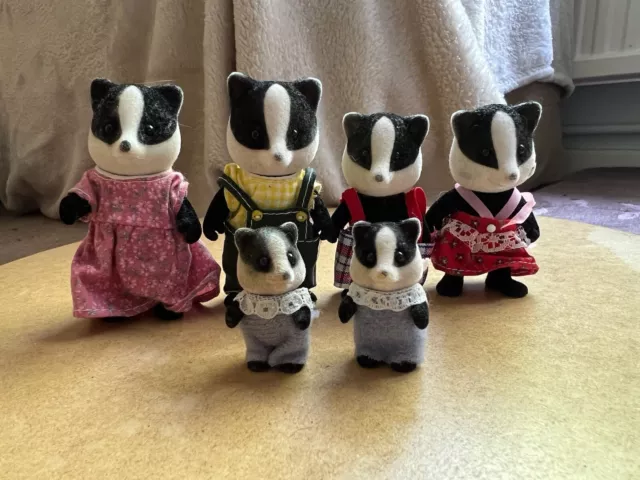 Sylvanian families badger family sale