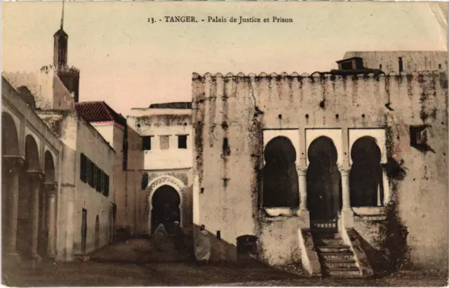 CPA AK MAROC TANGER - Palais de Justice et Prison (93283)