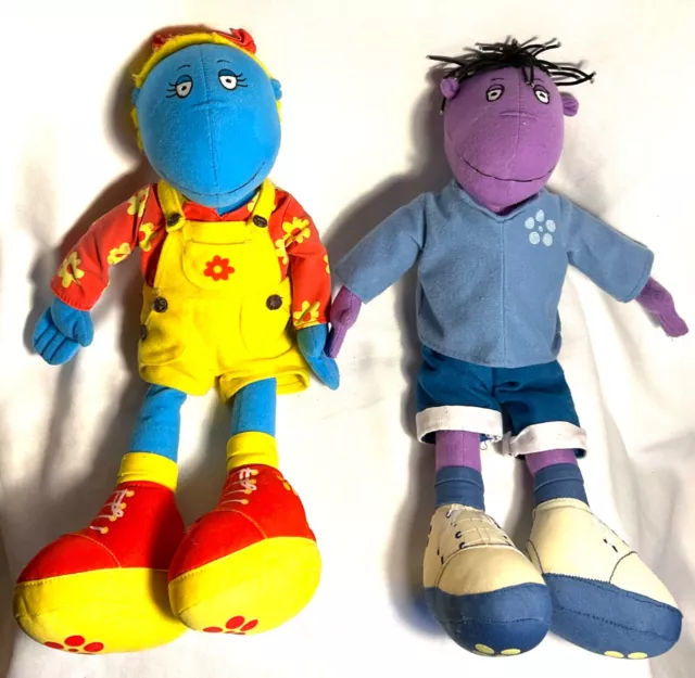 TWEENIES, BELLA & MILO 14” PLUSH TOYS. Vintage HASBRO 1999