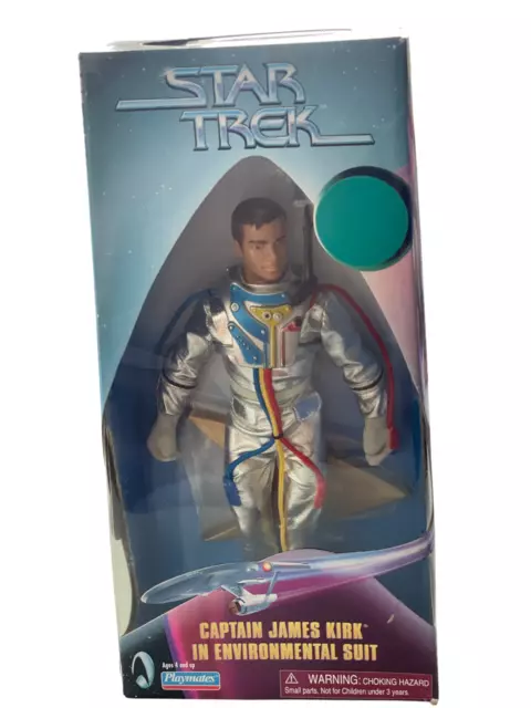 Star Trek Captain James Kirk In Environmental Suit 9" Figure Playmates 1999 New