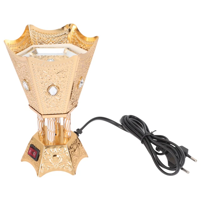 Brûle-encens Brûleur D'Encens Marocain Diffuseur Encensoir Mbakhra En Argent Maillechort Gravé