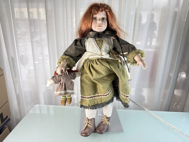Poupée D'artiste En Porcelaine De Collection – 65 Cm – Excellent état