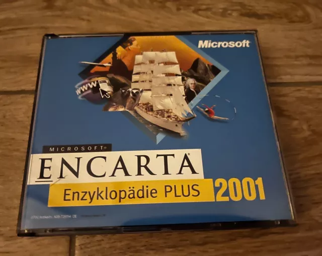 Microsoft Encarta Enzyklopädie Plus 2001 Windows 3 CD's