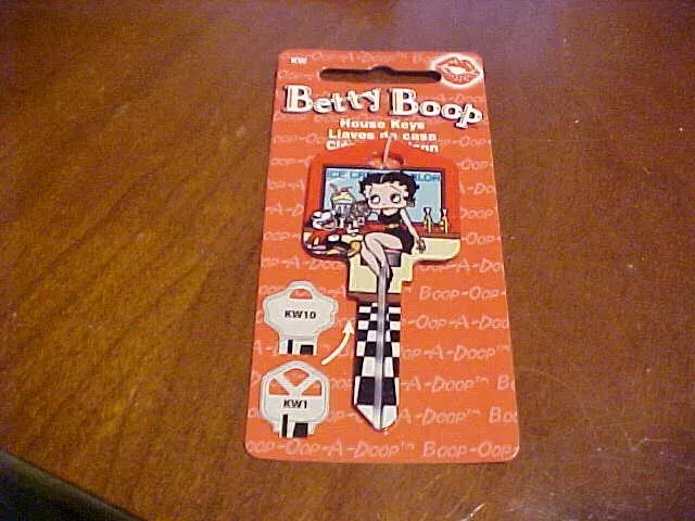 BETTY BOOP & Bimbo House Key Blank for Kwikset KW1 KW10 With free shipping
