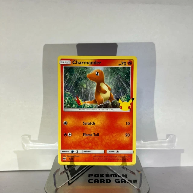 Pokemon TCG Charmander 9/25 Non-Holo McDonald's 25th Anniversary Promo NM