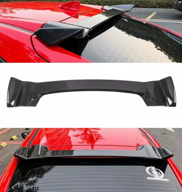 ABS CARBON FIBRE Rear Roof Spoiler Wing for Honda Civic Hatchback 2022