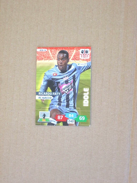 FATY  AC AJACCIO   IDOLE  Trading card carte ADRENALYN PANINI 2013-2014