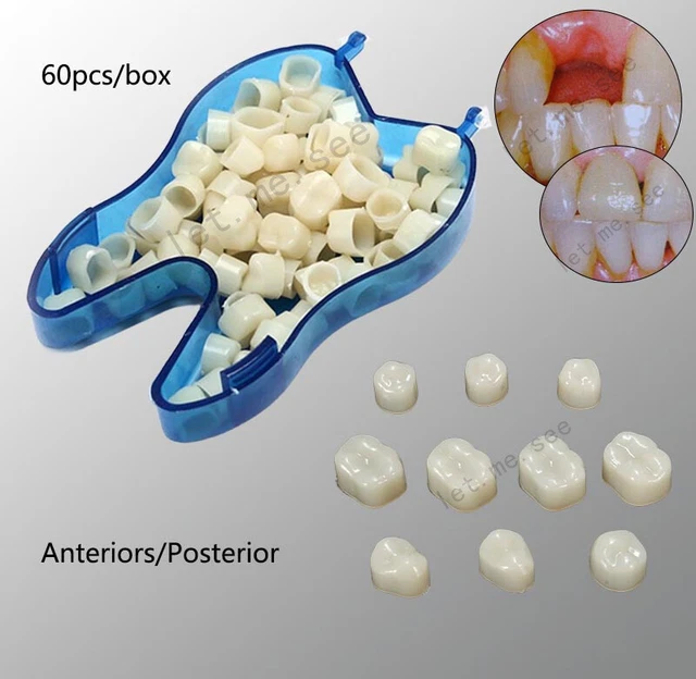 DENTAL RESIN REALISTIC Porcelain Temporary Tooth Crown Anterior