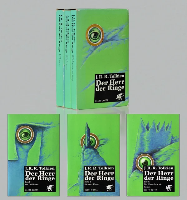 Der Herr der Ringe 1-3 Trilogie - J.R.R. Tolkien | Taschenbücher // akzeptabel