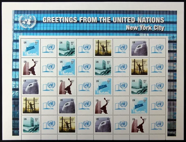 Vereinte Nationen New York, Mi.Nr. 1149-1153 Kleinbogen (Jahr 2009) postfrisch