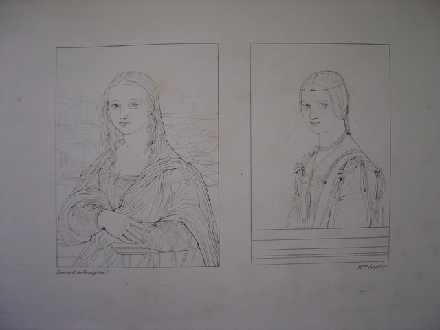 Tableau La Joconde De Léonard De Vinci - Reproduction Sur Toile Coton 100%