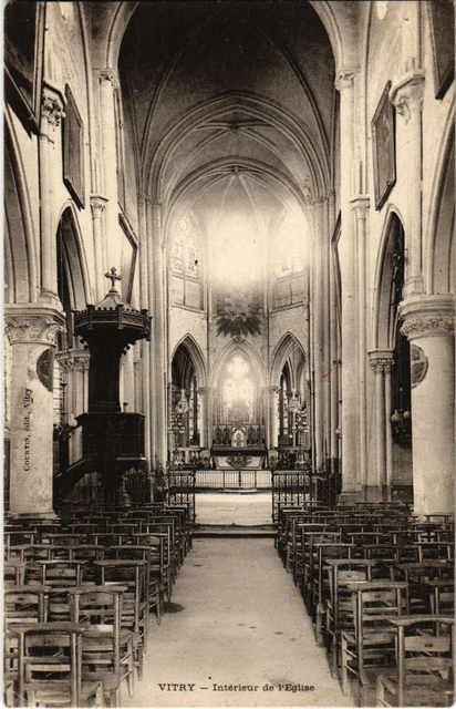 CPA AK Vitry s Seine Interior de l'Eglise FRANCE (1283319)
