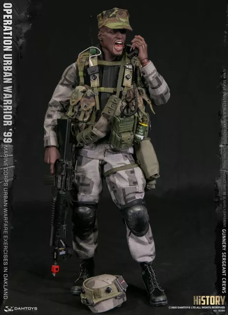 DAMToys 1/6 Scale Operation Urban Warrior 99 Marine Corps Gunnery sergeant Crews