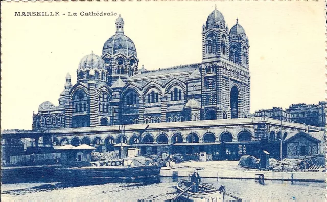 France Carte postale ancienne - Marseille - La cathédrale