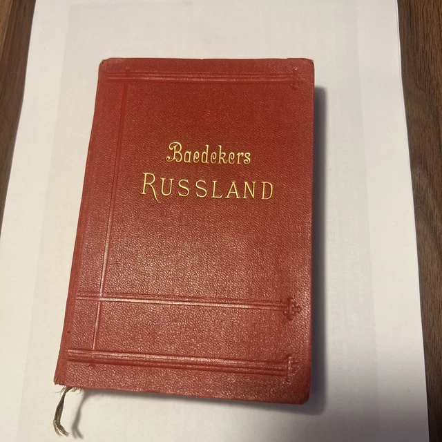BAEDEKER’S RUSSLAND RUSSIA Guide 1912 £394.30 - PicClick UK