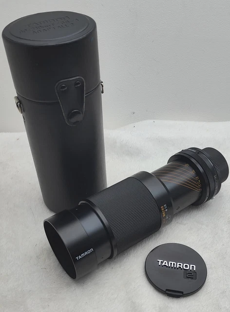 Objectif Tamron 80-210mm F/3.8-4 Adaptall 2 - Pour Minolta, Avec Filtre UV Et étui Cuir