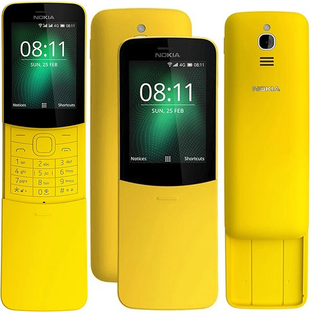 Handy Unterschied Deutsche Version Internationale Version ENTSPERRT ORIGINAL NOKIA 8110 4GB Dual Sim 4G Internationale Version