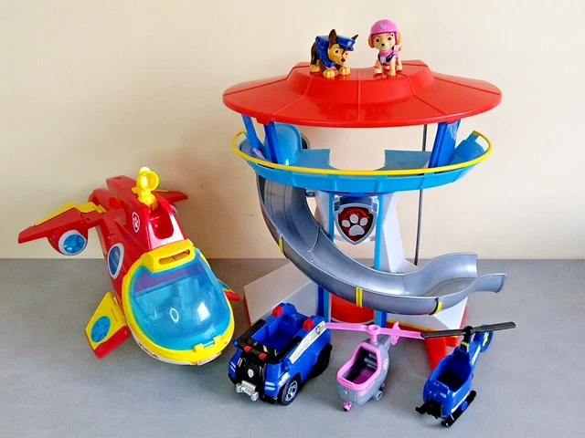 PAW PATROL TOUR de Contrôle Quartier General Pat Patrouille Sous Marin