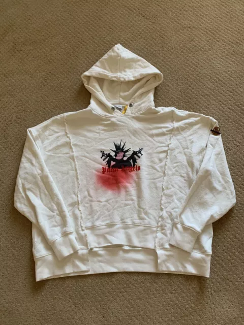 MONCLER x PALM ANGELS HOODIE Size M Authentic
