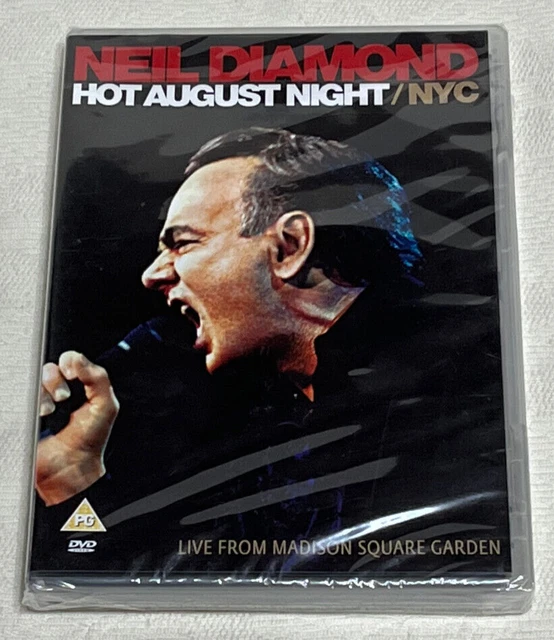 NEIL DIAMOND : Hot August Night / NYC - Live Madison Square Garden - New DVD