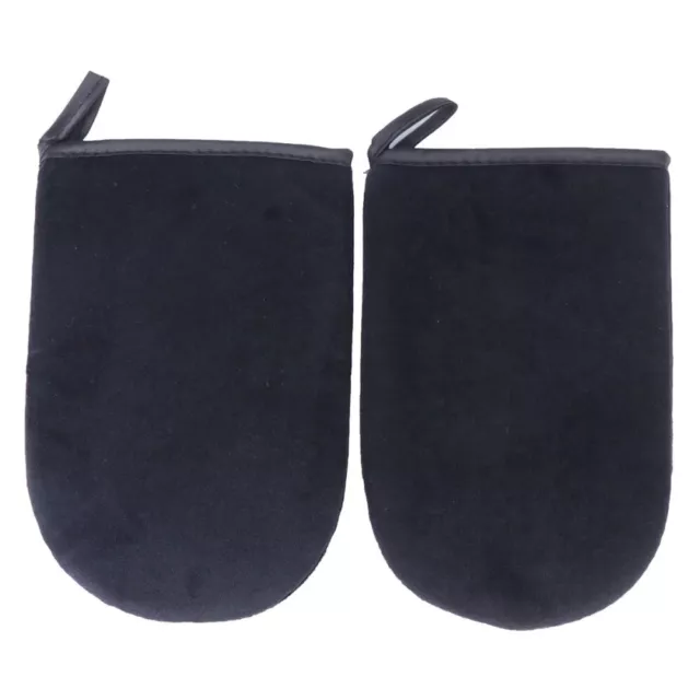 2 piezas guantes autobronceadores marrón aplicador de guantes