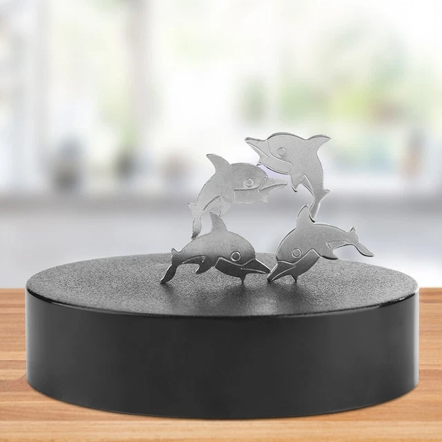 Artesanías metálicas magnéticas (delfines) Qioniky. Durable para uso a largo plazo resistente