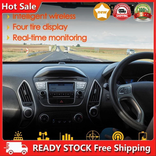 ANTKING AN-10C auto solare TPMS display digitale LCD controllo pressione pneumatici automatico