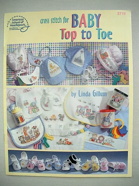 Baby Top to Toe - Linda Gillum - Cross Stitch Pattern Book