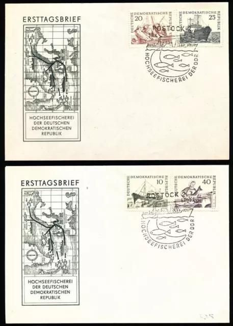 721448) DDR FDC Nr.817-820 Hochseefischerei